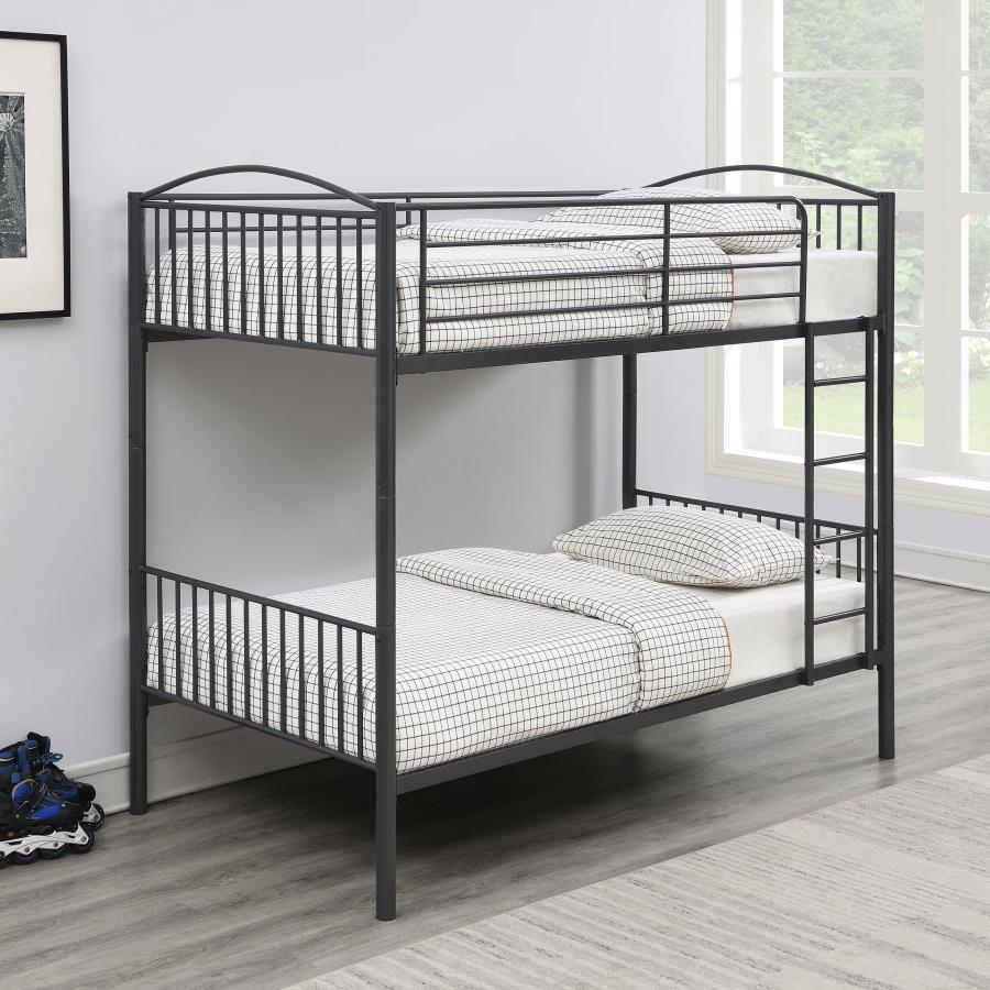 Anson Twin Over Twin Bunk Bed With Ladder - (400739T)