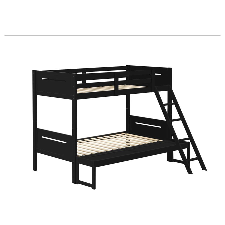 Littleton Twin Over Full Bunk Bed Black - (405052BLK)