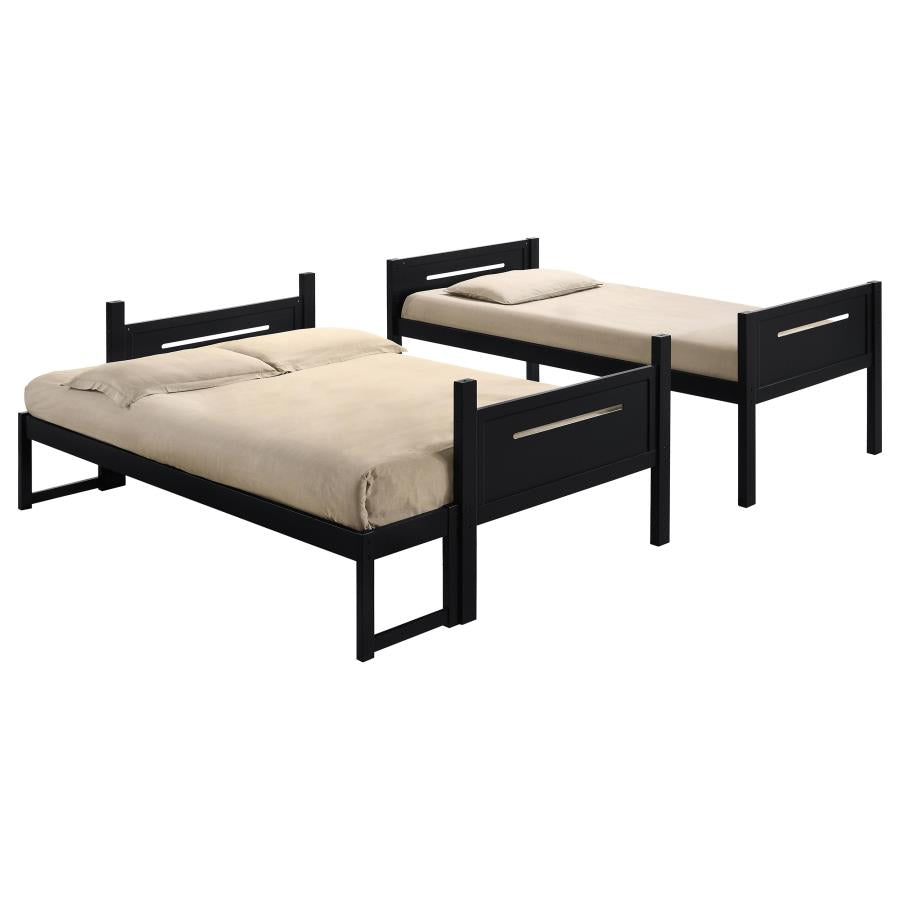 Littleton Twin Over Full Bunk Bed Black - (405052BLK)