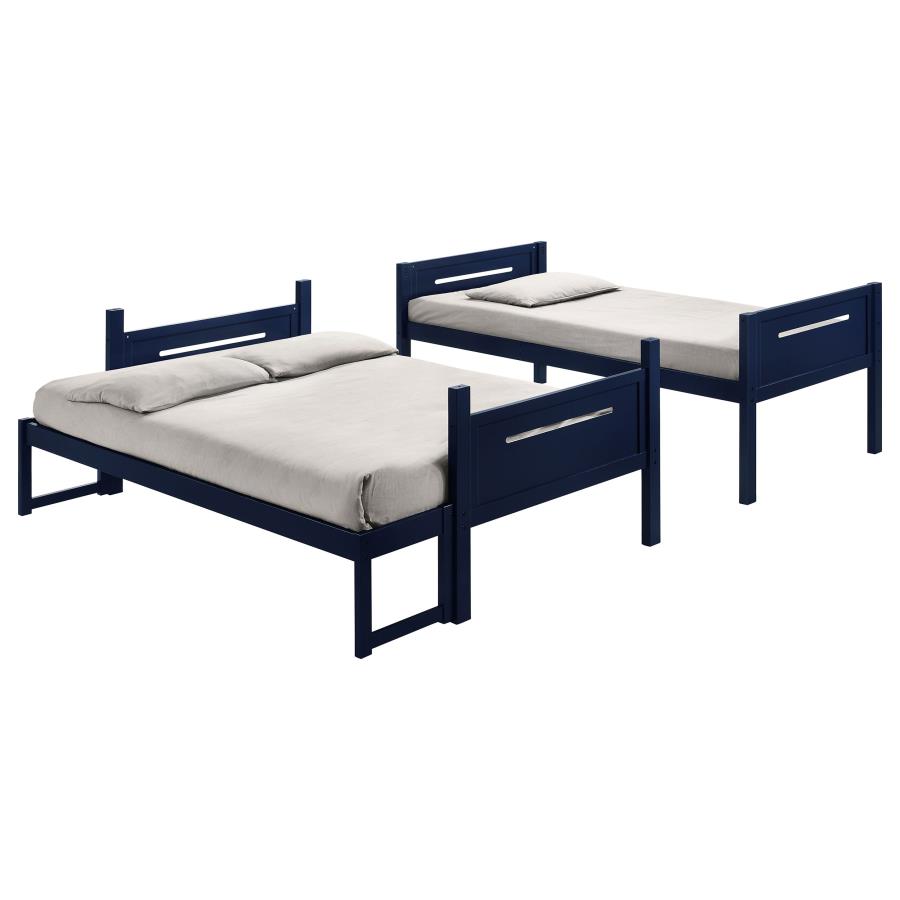 Littleton Twin Over Full Bunk Bed Blue - (405052BLU)