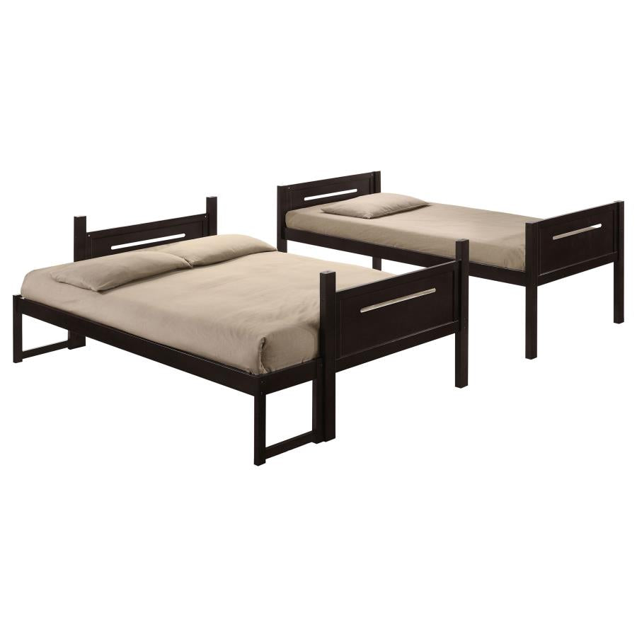 Littleton Twin Over Full Bunk Bed Espresso - (405052BRN)