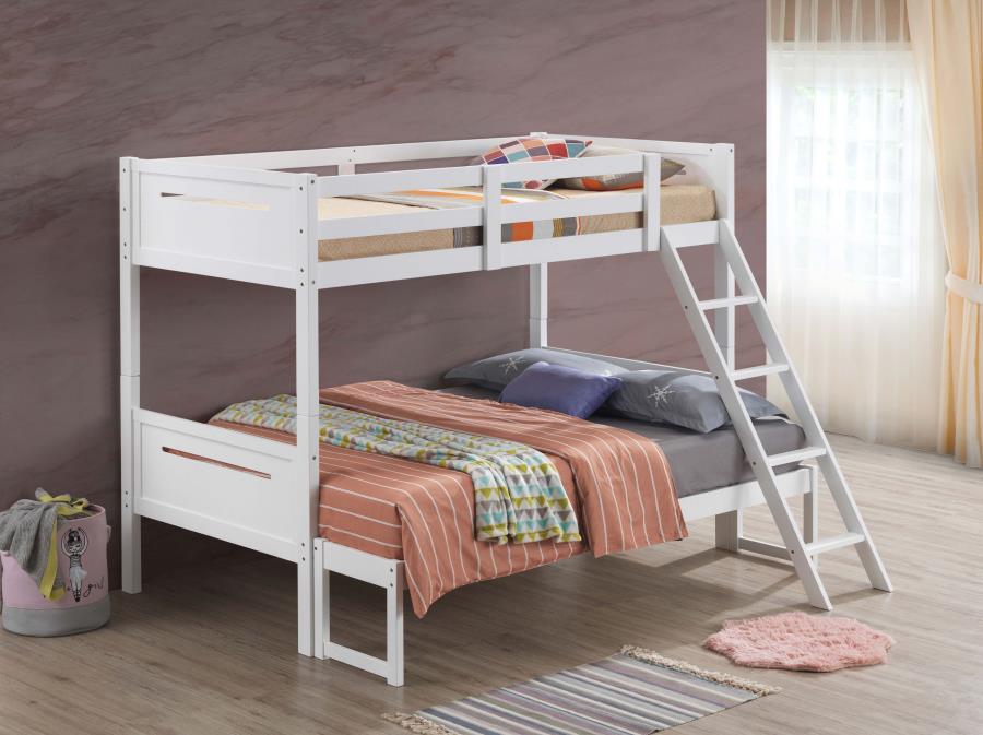 Littleton Twin Over Full Bunk Bed White - (405052WHT)