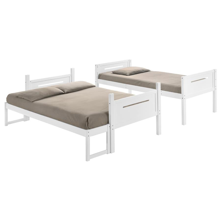 Littleton Twin Over Full Bunk Bed White - (405052WHT)