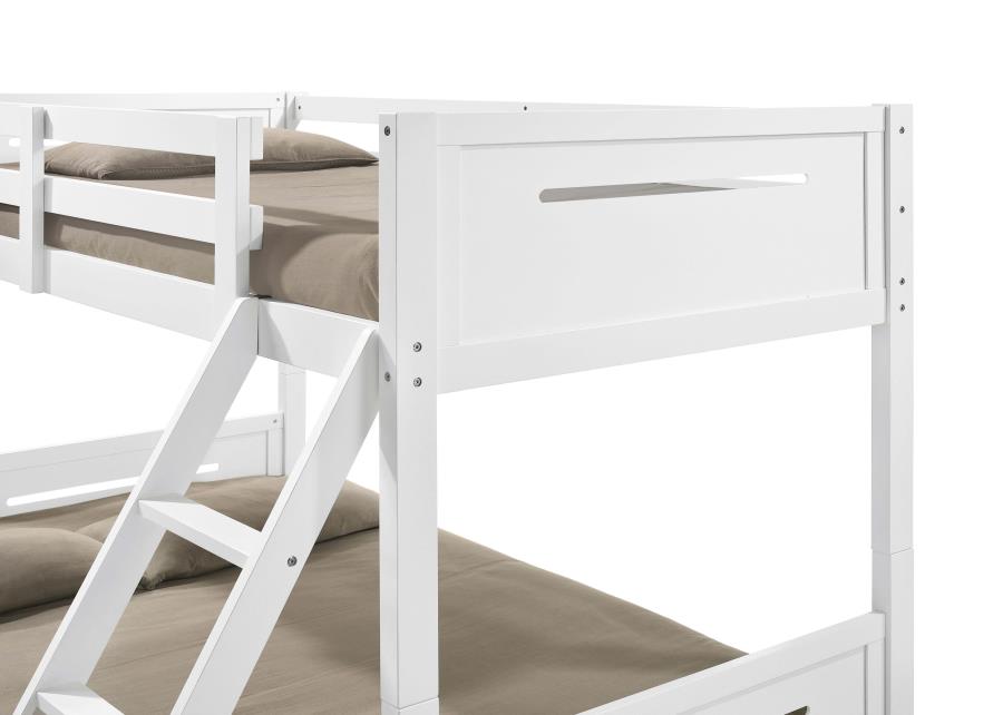 Littleton Twin Over Full Bunk Bed White - (405052WHT)