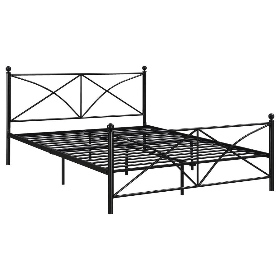 Hart Queen Platform Bed Black - (422755Q)