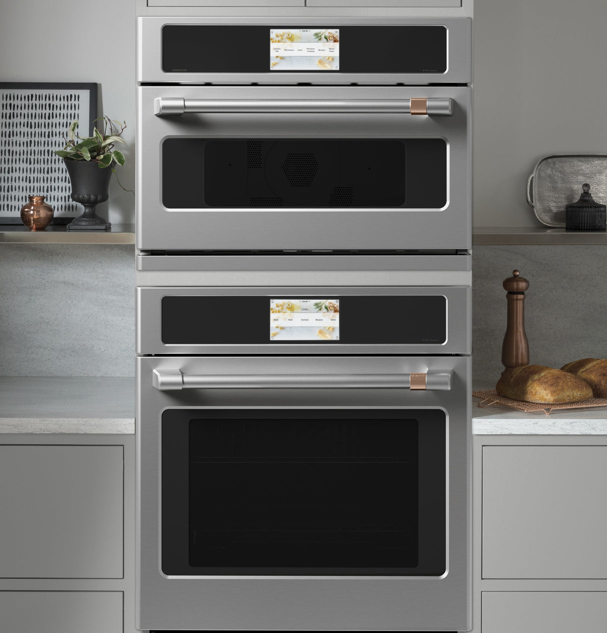 Caf(eback)(TM) 27" Smart Five in One Oven with 120V Advantium(R) Technology - (CSB912P2NS1)