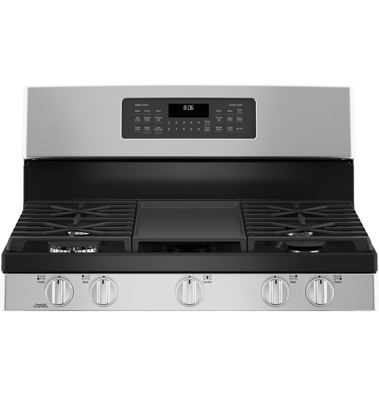 GE(R) 30" Free-Standing Gas Double Oven Convection Range - (JGBS86SPSS)