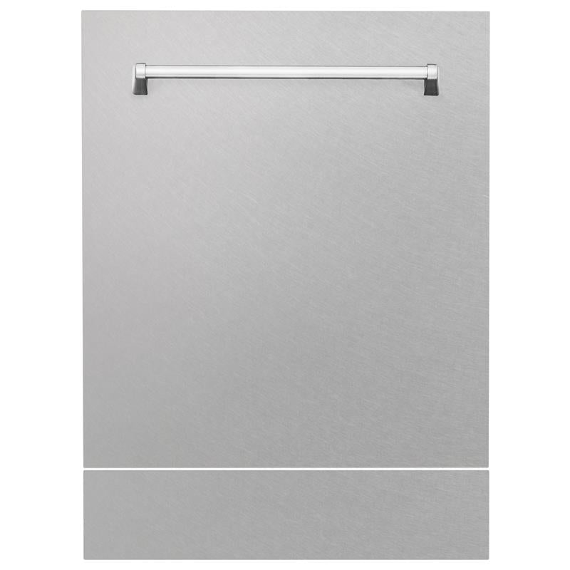 ZLINE 24" Tallac Series 3rd Rack Dishwasher with Traditional Handle, 51dBa (DWV-24) [Color: DuraSnow Stainless Steel] - (DWVSN24)