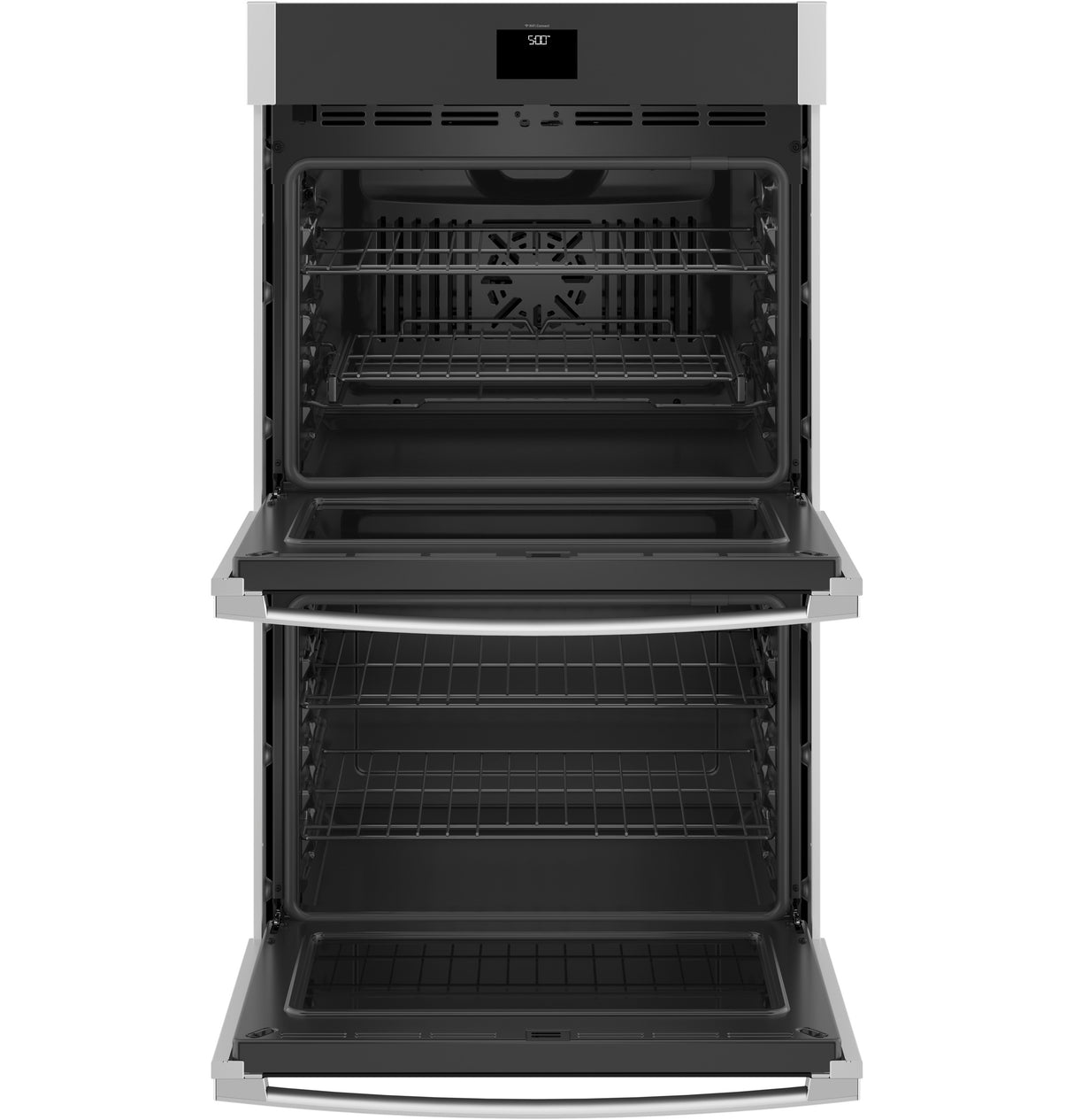 GE(R) 30" Smart Built-In Self-Clean Convection Double Wall Oven with Never Scrub Racks - (JTD5000SNSS)