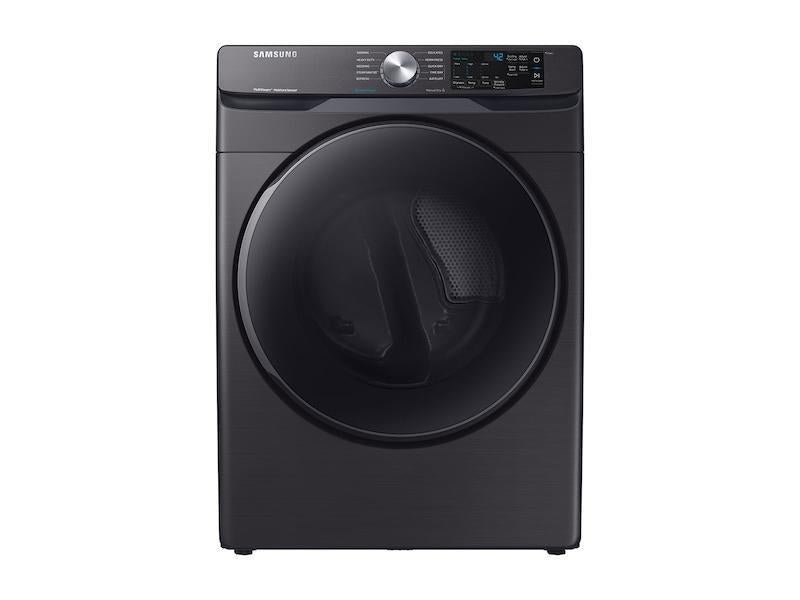 7.5 cu. ft. Electric Dryer with Steam Sanitize+ in Black Stainless Steel - (DVE45R6100V)