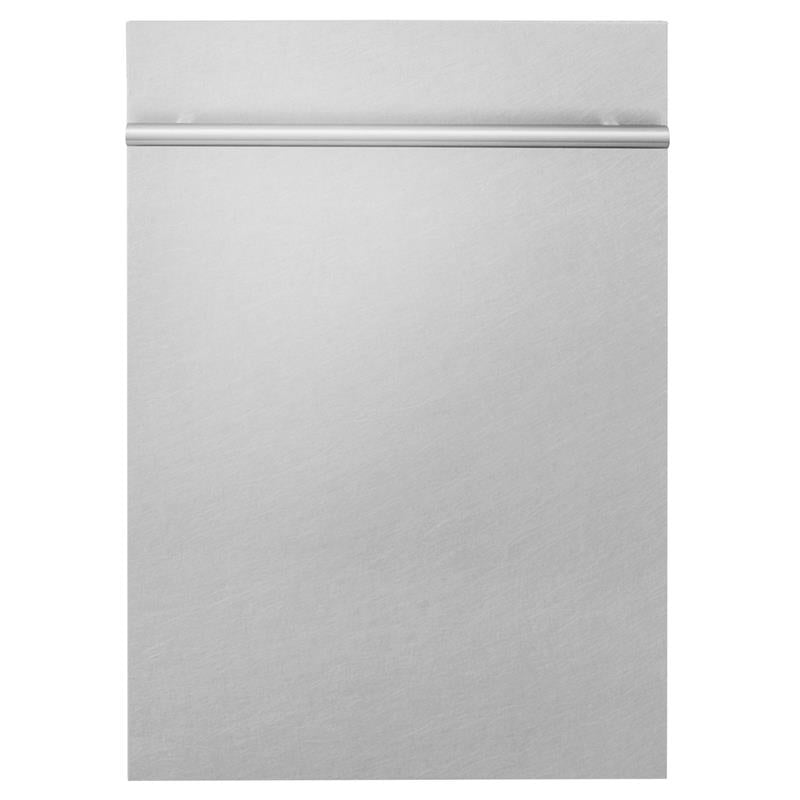 ZLINE 18 in. Compact Top Control Dishwasher with Stainless Steel Tub and Modern Style Handle, 52 dBa (DW-18) [Color: DuraSnow Stainless Steel] - (DWSN18)