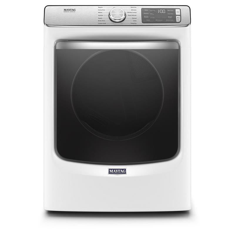 Smart Front Load Electric Dryer with Extra Power and Advanced Moisture Sensing Plus - 7.3 cu. ft. - (MED8630HW)