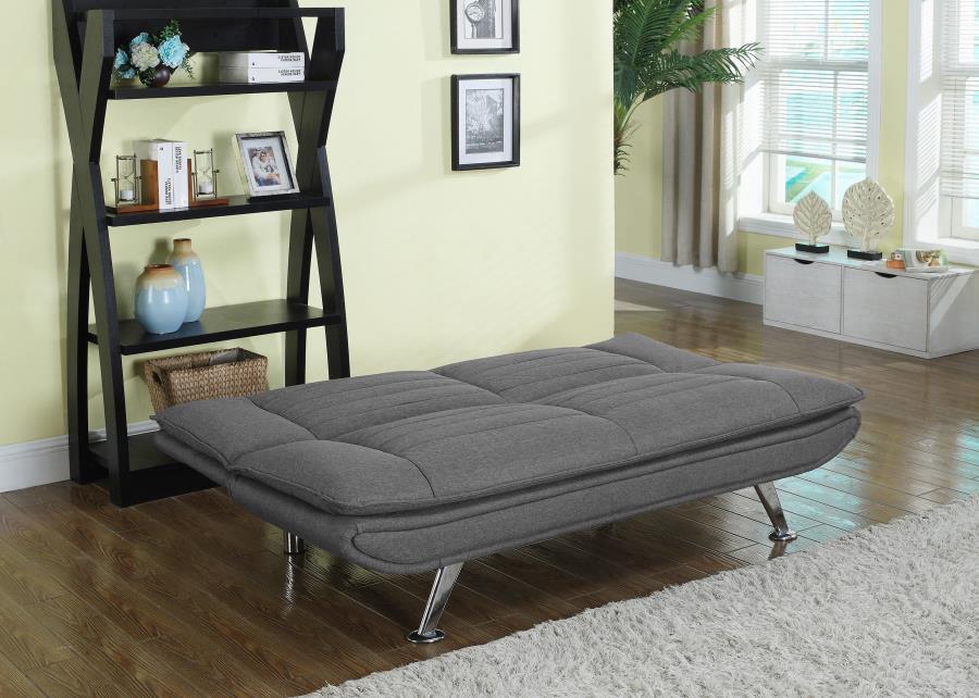 Julian Upholstered Sofa Bed With Pillow-top Seating Grey - (503966)