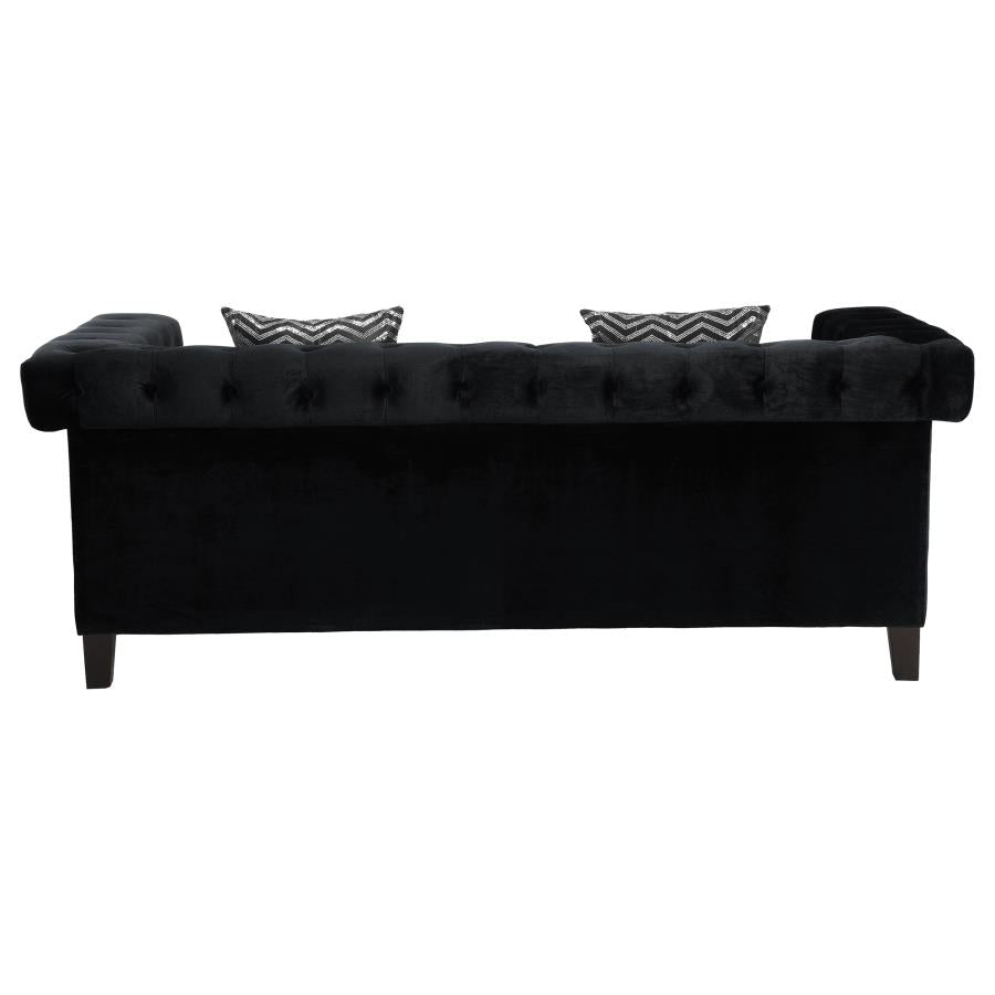 Reventlow Tufted Sofa Black - (505817)
