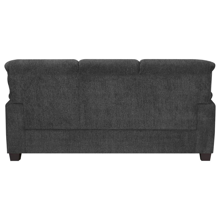 Clementine Upholstered Sofa With Nailhead Trim Grey - (506574)