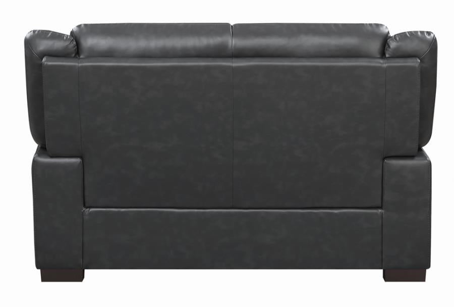 Arabella Pillow Top Upholstered Loveseat Grey - (506592)