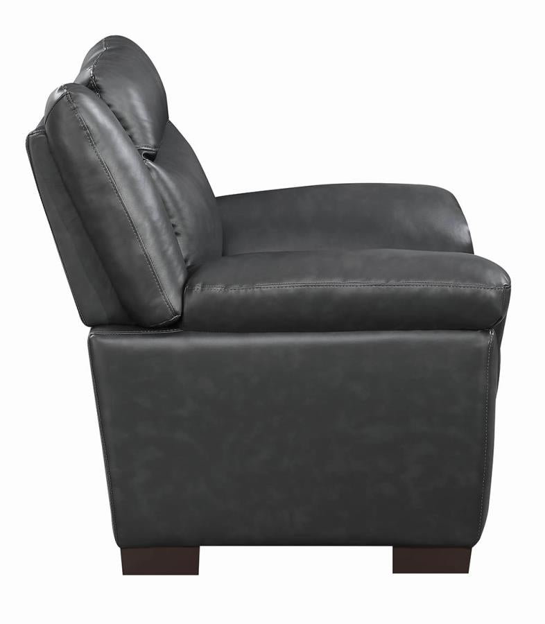 Arabella Pillow Top Upholstered Chair Grey - (506593)