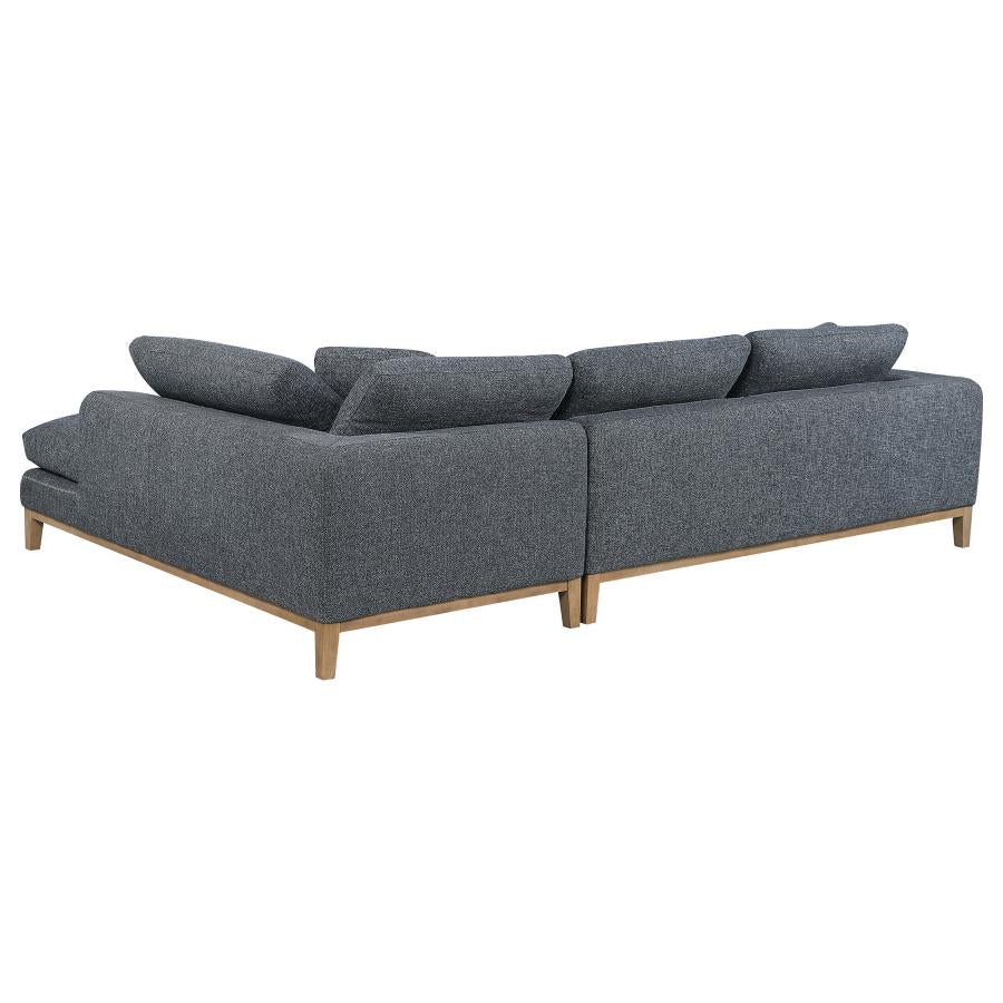 Persia 2-piece Modular Sectional Grey - (508857)