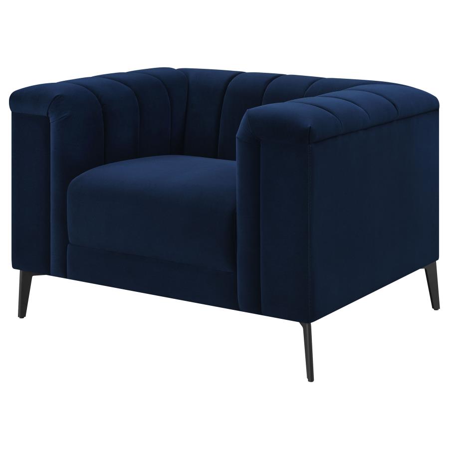 Chalet Tuxedo Arm Chair Blue - (509213)