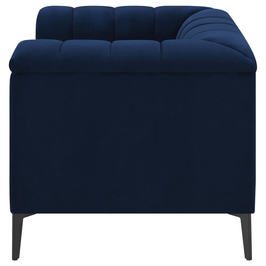 Chalet Tuxedo Arm Chair Blue - (509213)