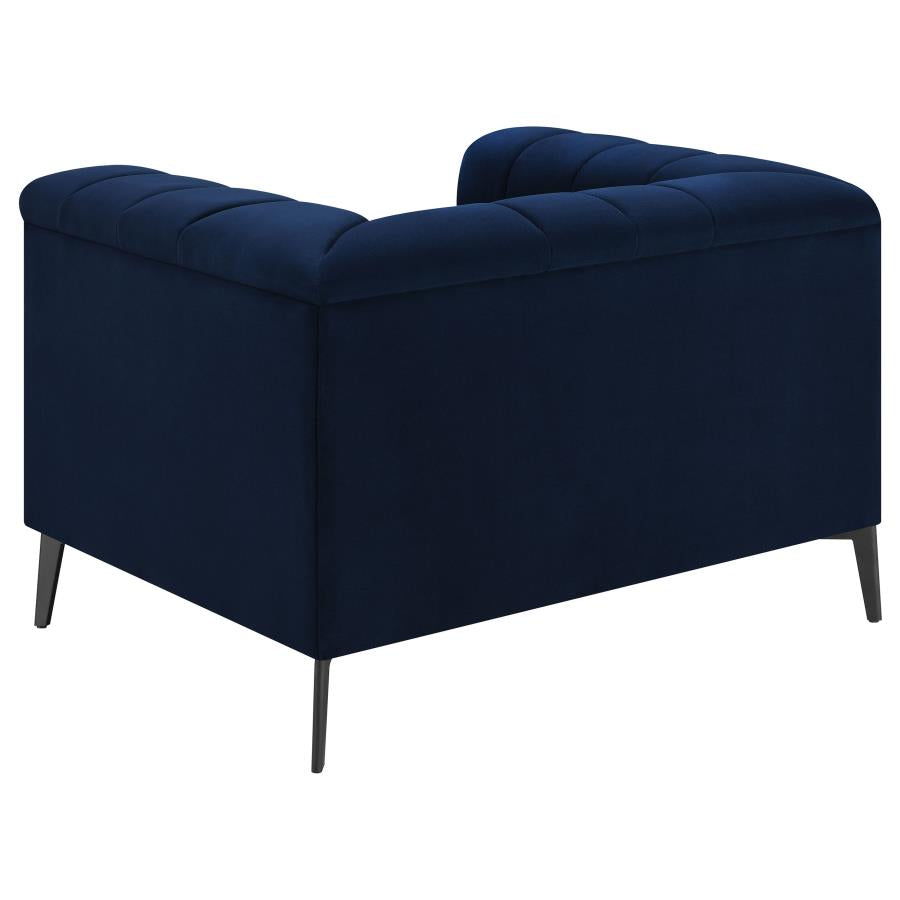 Chalet Tuxedo Arm Chair Blue - (509213)