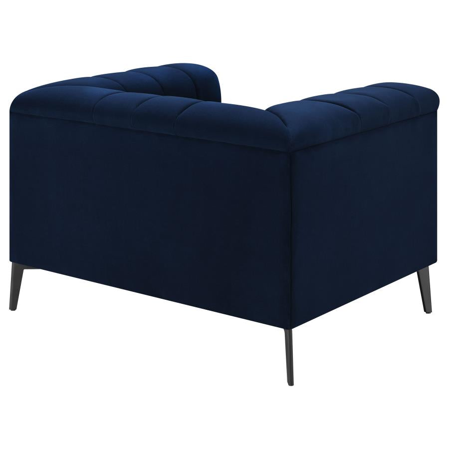 Chalet Tuxedo Arm Chair Blue - (509213)