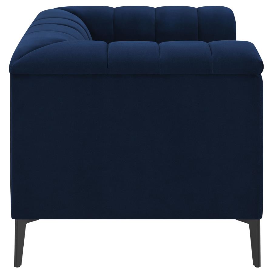 Chalet Tuxedo Arm Chair Blue - (509213)