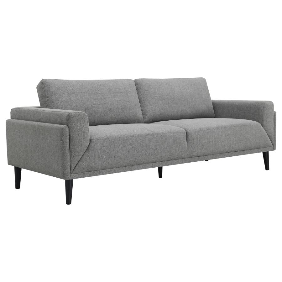 Rilynn Upholstered Track Arms Sofa Grey - (509524)