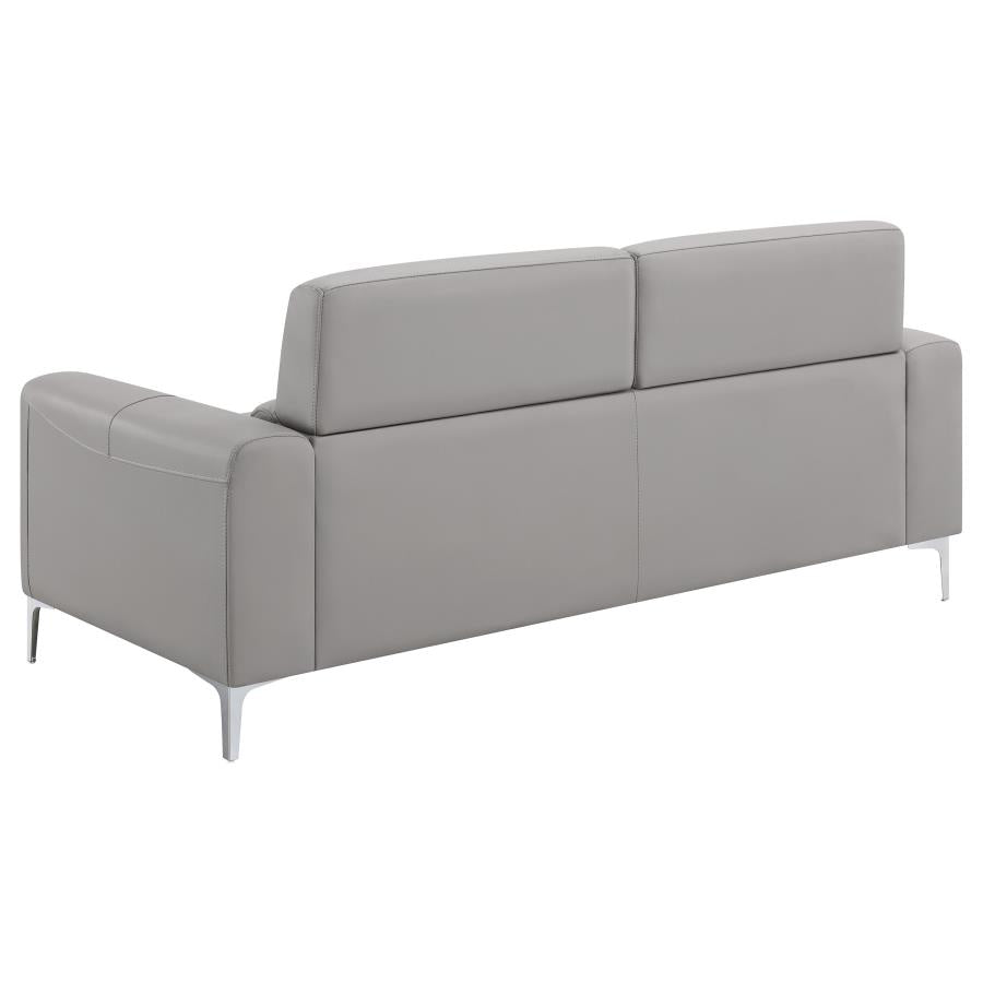 Glenmark Track Arm Upholstered Sofa Taupe - (509731)