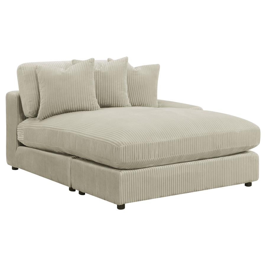 Blaine Upholstered Reversible Sectional Sofa Sand - (509899)