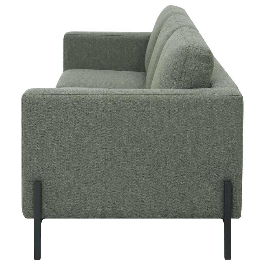 Tilly Upholstered Track Arms Sofa Sage - (509904)