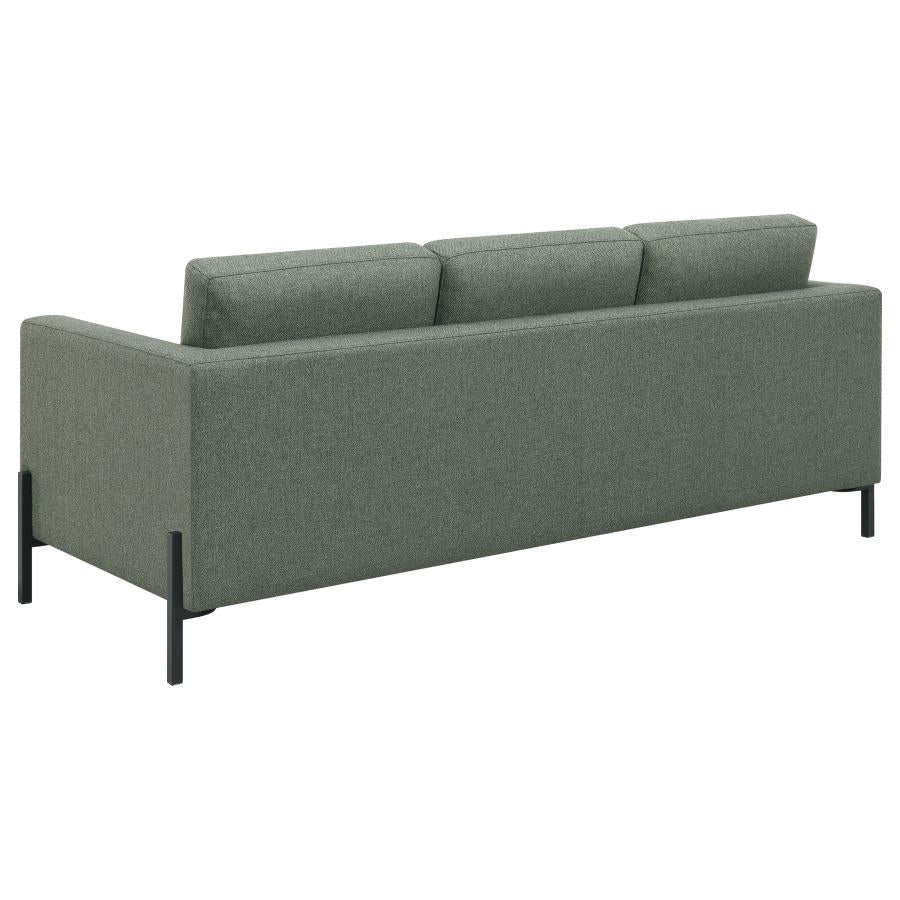 Tilly Upholstered Track Arms Sofa Sage - (509904)