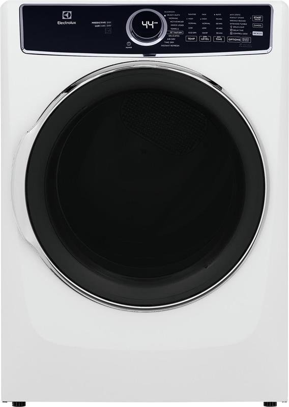 Electrolux Front Load Perfect Steam(TM) Gas Dryer with LuxCare(R) Dry and Instant Refresh - 8.0 Cu. Ft. - (ELFG7637AW)
