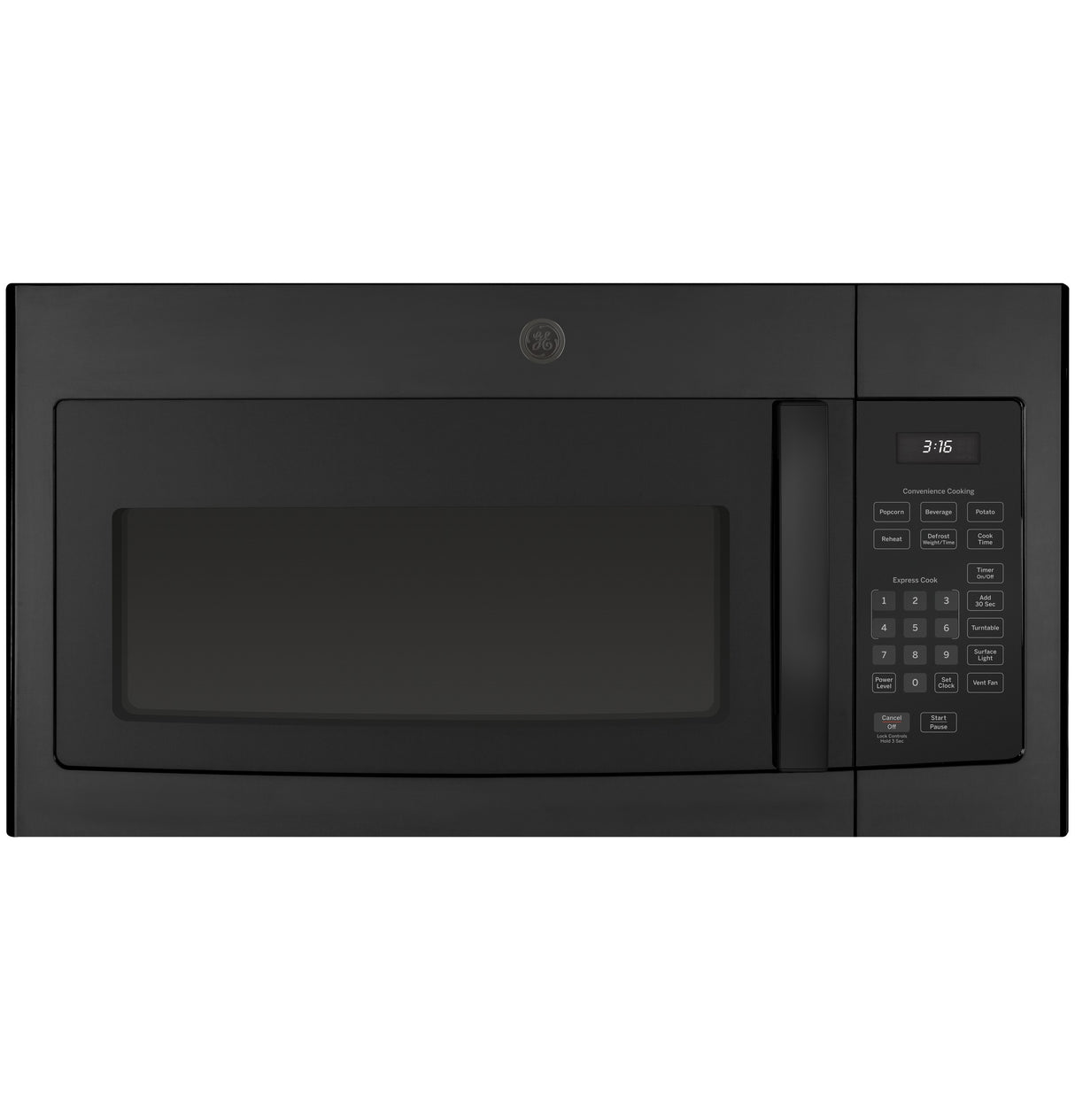GE(R) 1.6 Cu. Ft. Over-the-Range Microwave Oven - (JVM3160DFBB)
