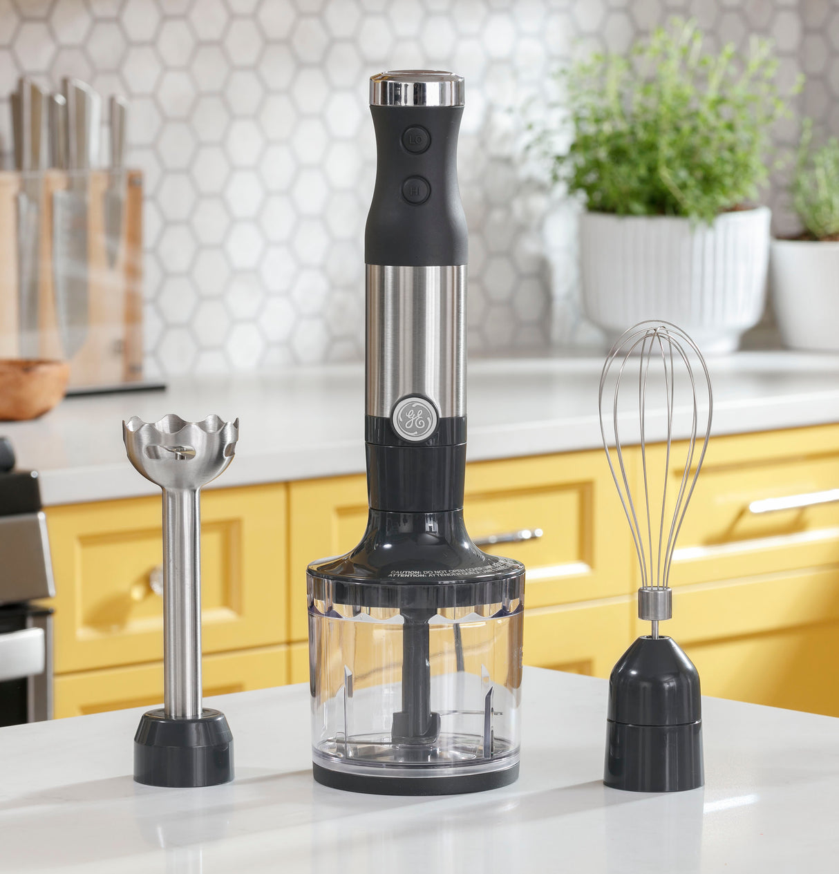 GE Immersion Blender with Accessories - (G8H1AASSPSS)