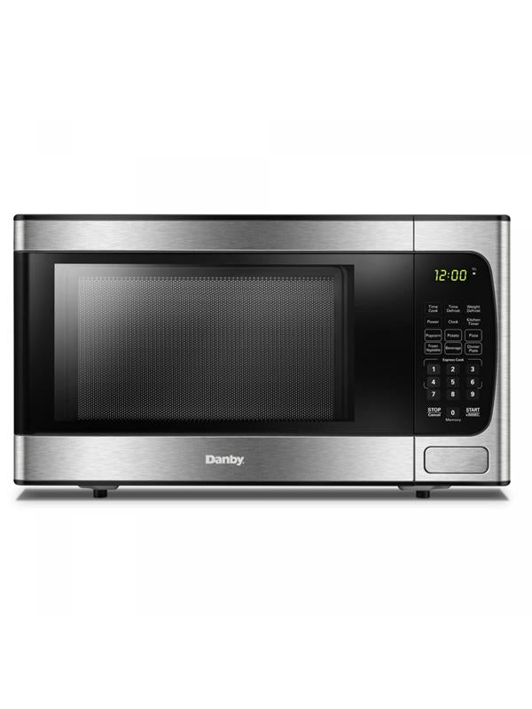 Danby 0.9 cu. ft. Countertop Microwave in Stainless Steel - (DBMW0924BBS)