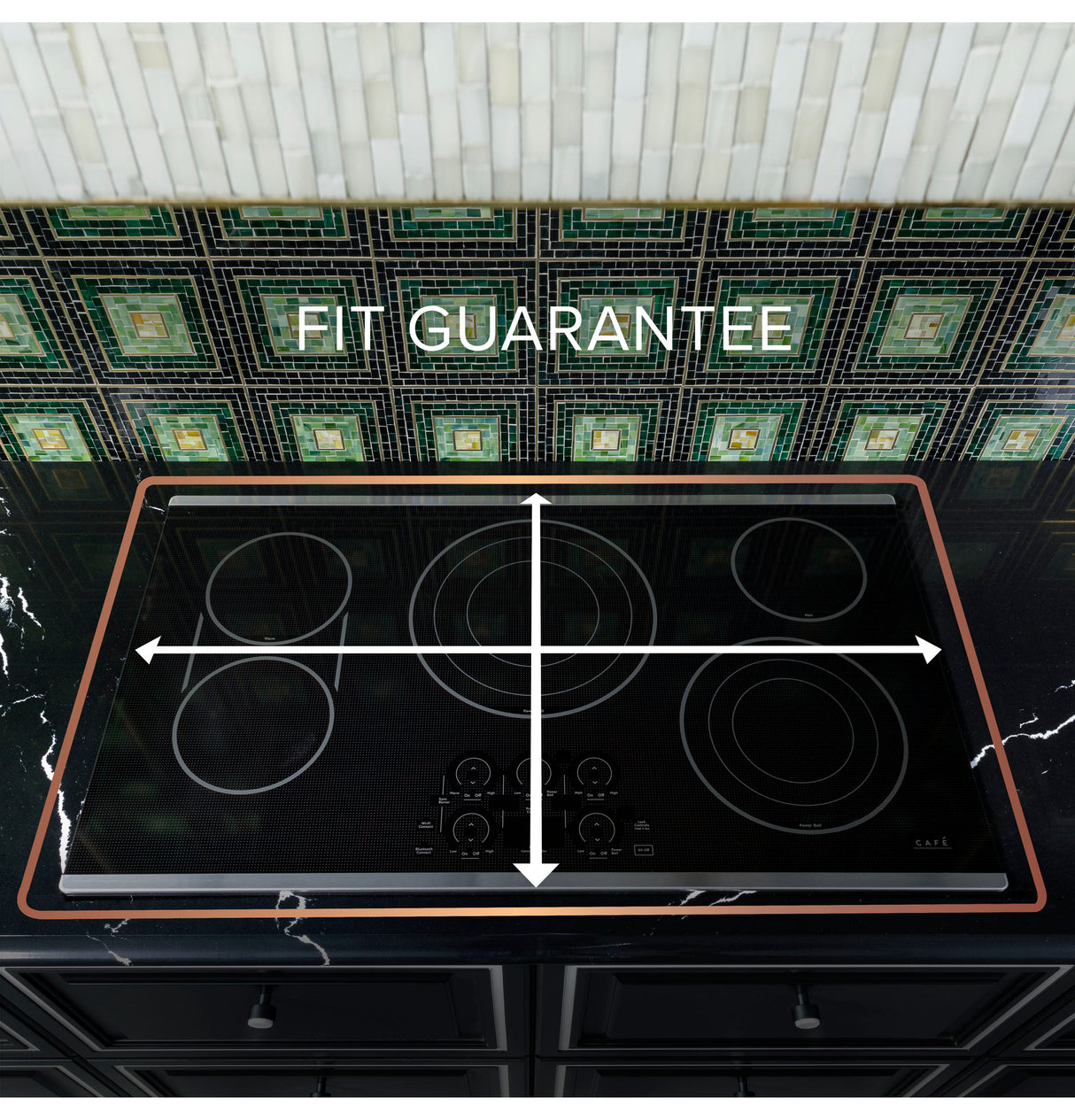 Caf(eback)(TM) 36" Touch-Control Electric Cooktop - (CEP90362TSS)