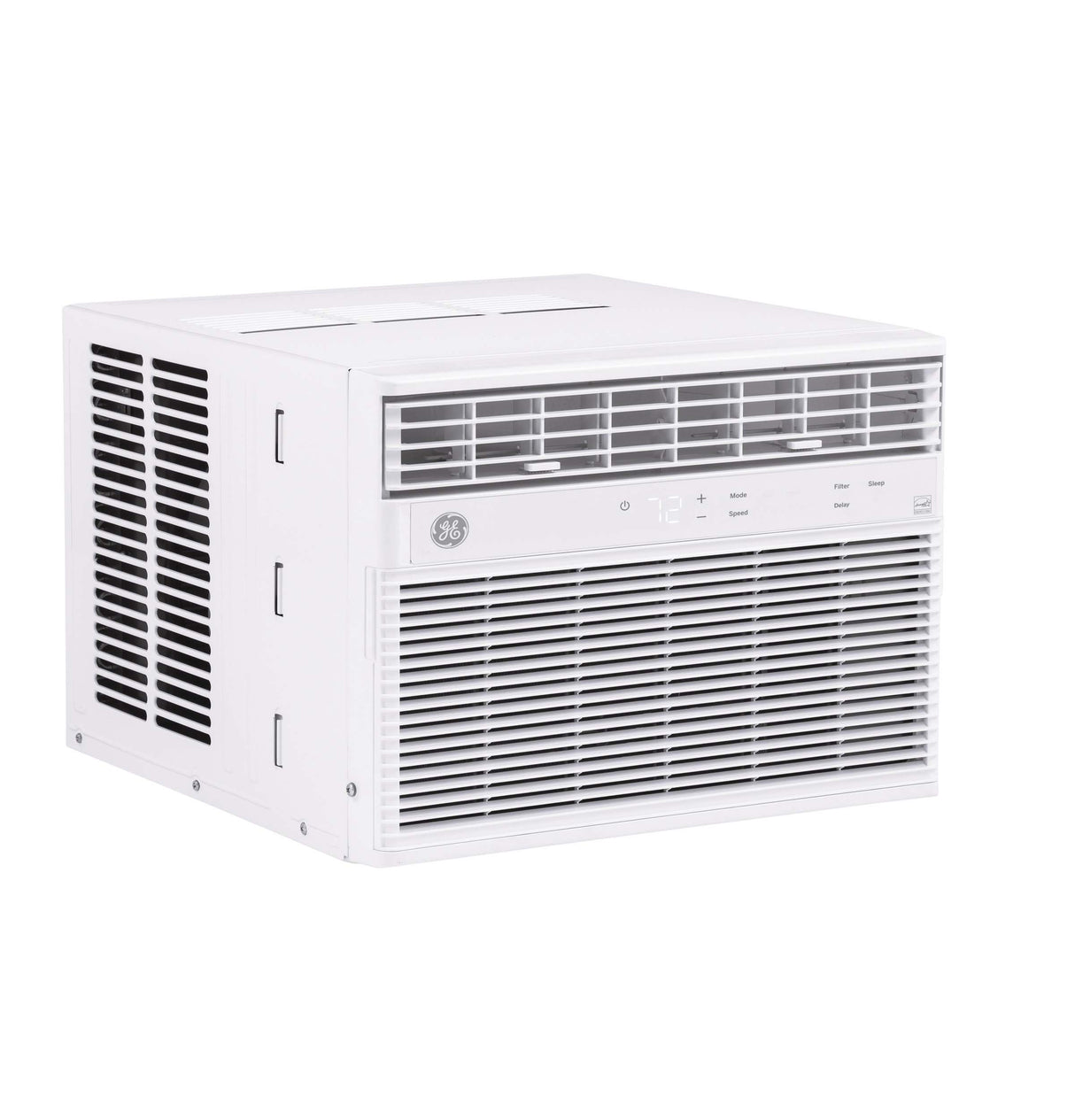 GE(R) 8,000 BTU Heat/Cool Electronic Window Air Conditioner for Medium Rooms up to 350 sq. ft. - (AHE08AZ)