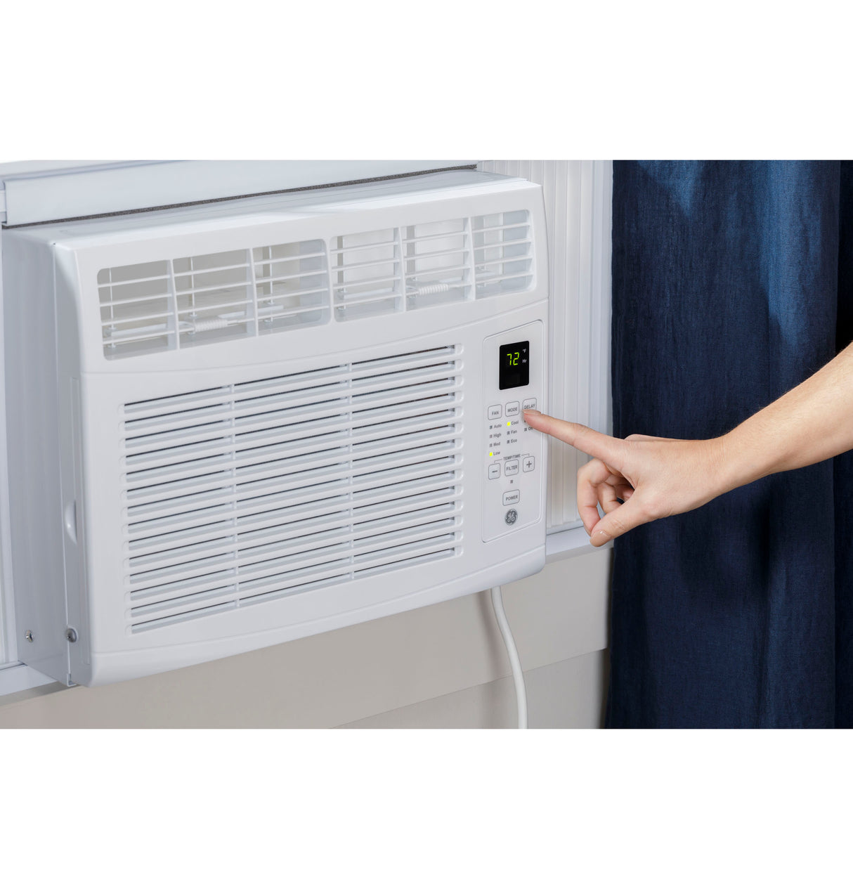 GE(R) 6,000 BTU Electronic Window Air Conditioner for Small Rooms up to 250 sq ft. - (AHQ06LZ)