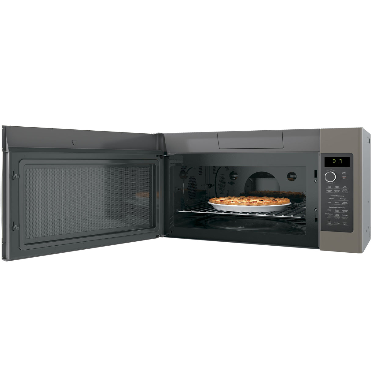 GE Profile(TM) 1.7 Cu. Ft. Convection Over-the-Range Microwave Oven - (PVM9179ERES)