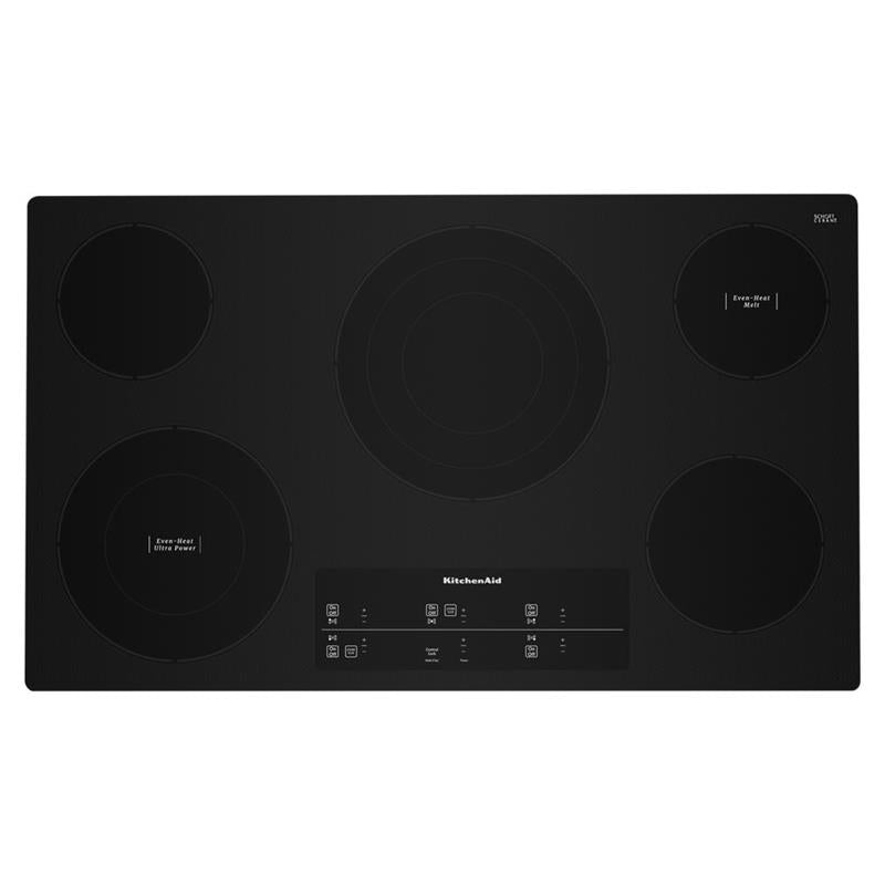 36" Electric Cooktop with 5 Elements and Touch-Activated Controls - (KCES956KBL)