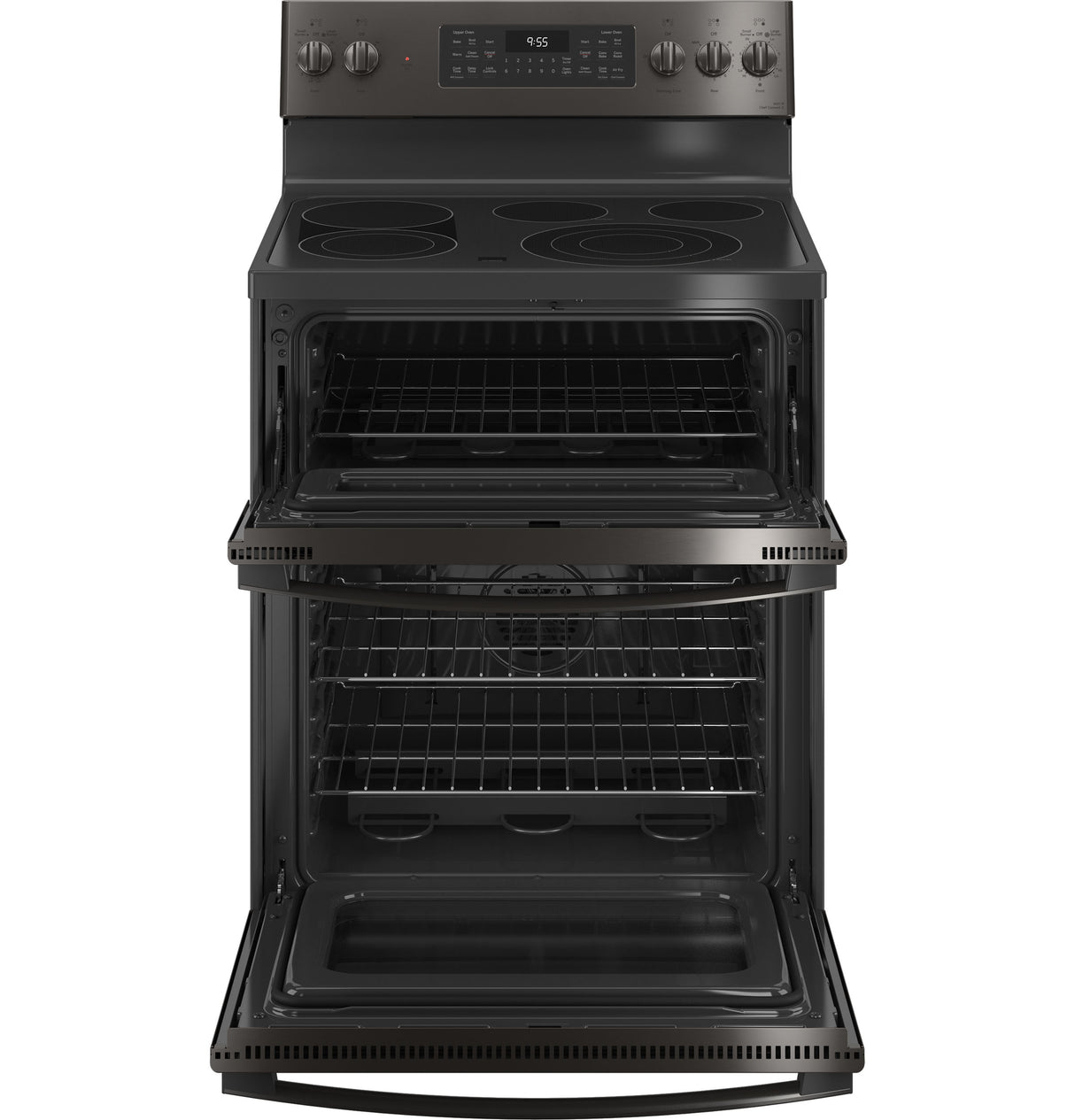 GE Profile(TM) 30" Smart Free-Standing Electric Double Oven Convection Range with No Preheat Air Fry - (PB965BPTS)