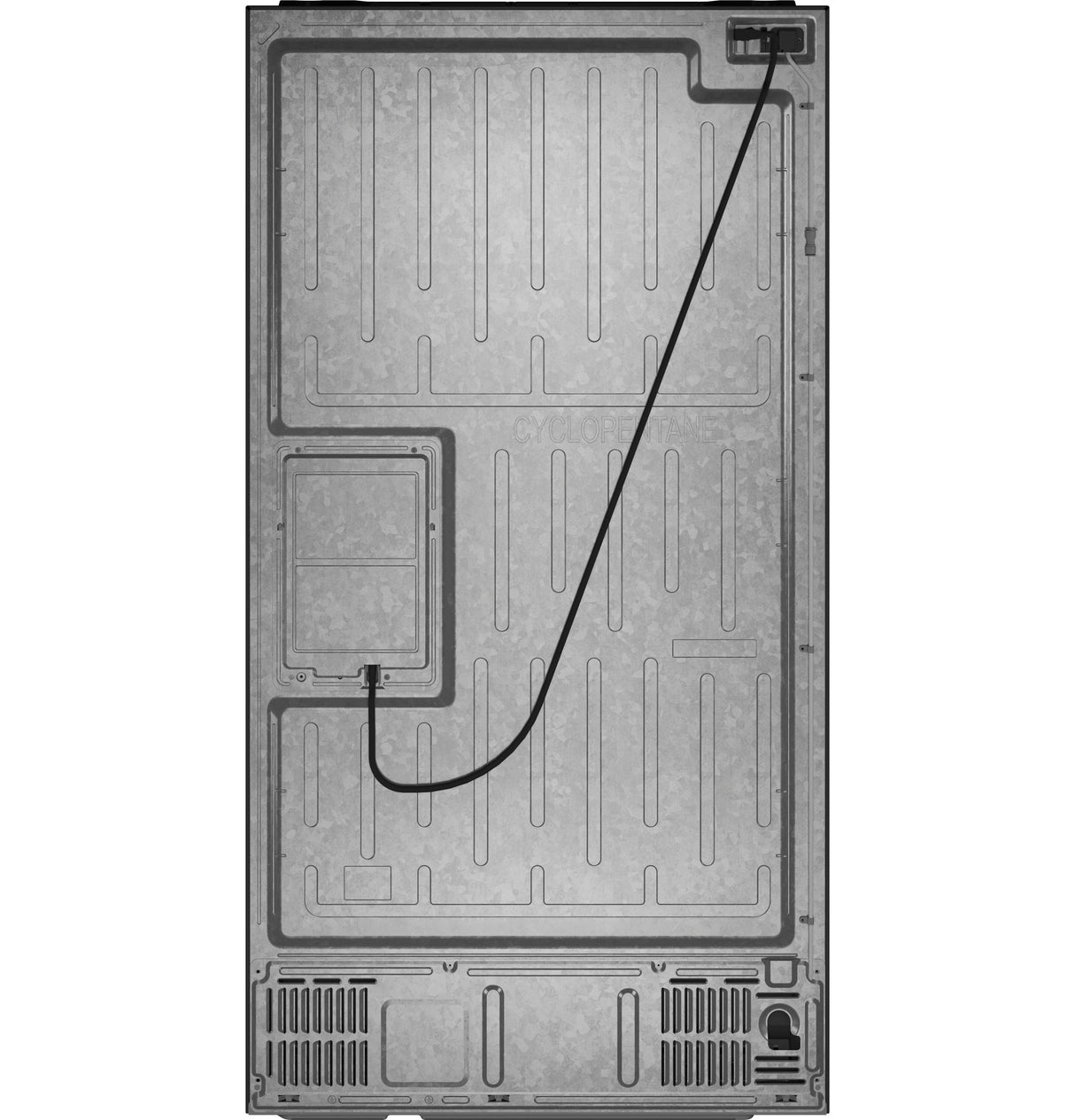 Caf(eback)(TM) ENERGY STAR(R) 22.3 Cu. Ft. Smart Counter-Depth 4-Door French-Door Refrigerator in Platinum Glass - (CXE22DM5PS5)