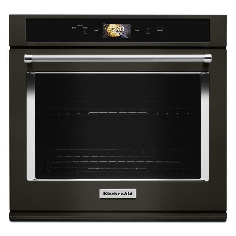 Smart Oven+ 30" Single Oven with Powered Attachments and PrintShield(TM) Finish - (KOSE900HBS)