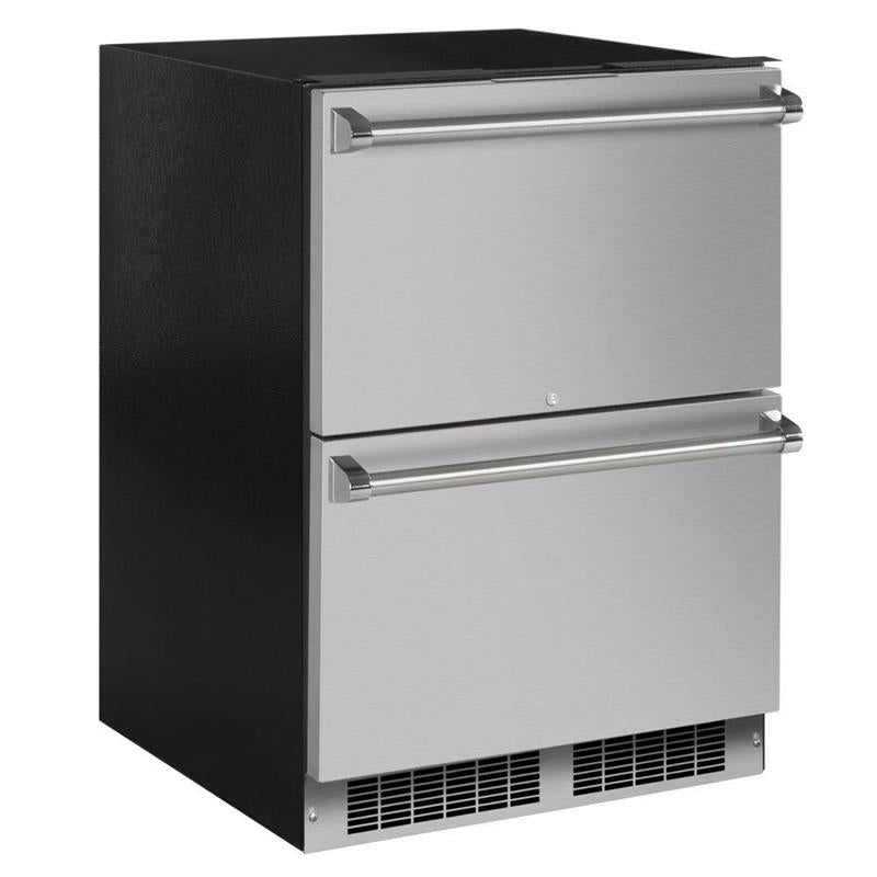 24-In Professional Built-In Refrigerated Drawers With Adjustable Dividers with Door Style - Stainless Steel, Lock - Yes - (MPDR424SS71A)