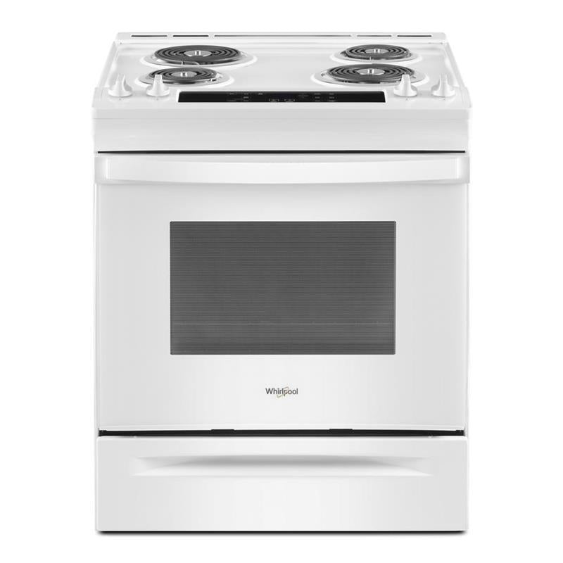 4.8 Cu. Ft. Whirlpool(R) Electric Range with Frozen Bake(TM) Technology - (WEC310S0LW)