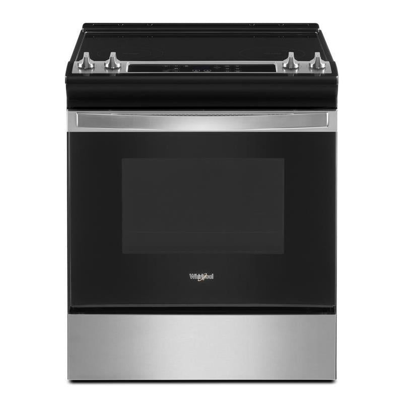 4.8 Cu. Ft. Whirlpool(R) Electric Range with Frozen Bake(TM) Technology - (WEE515S0LS)