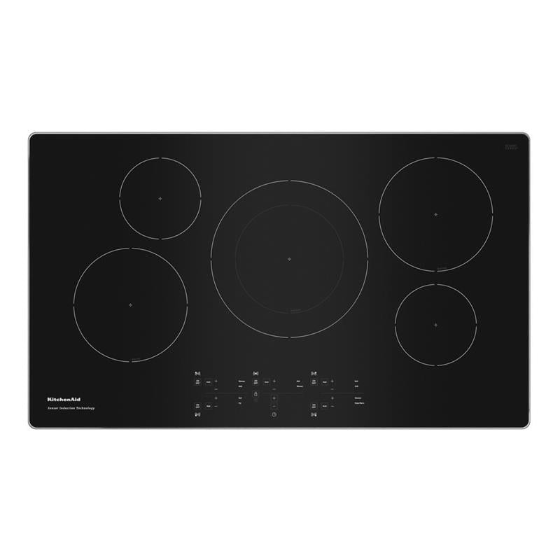 36-Inch 5-Element Sensor Induction Cooktop - (KCIG556JSS)