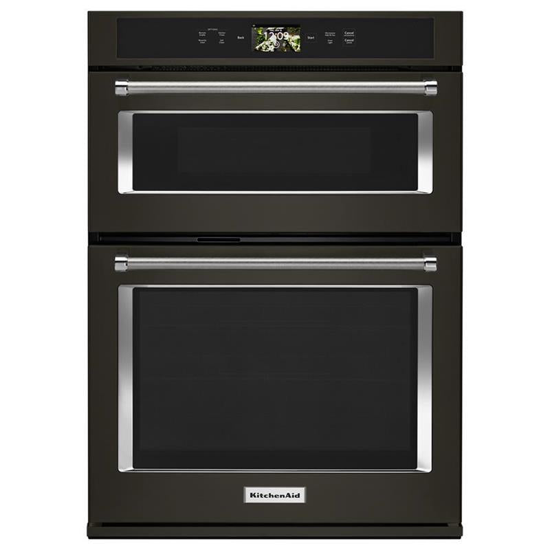 Smart Oven+ 30" Combination Oven with Powered Attachments and PrintShield(TM) Finish - (KOCE900HBS)