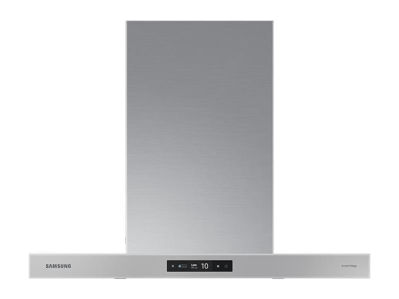 30" Bespoke Smart Wall Mount Hood with LCD Display in Clean Grey - (NK30CB700WCGAA)
